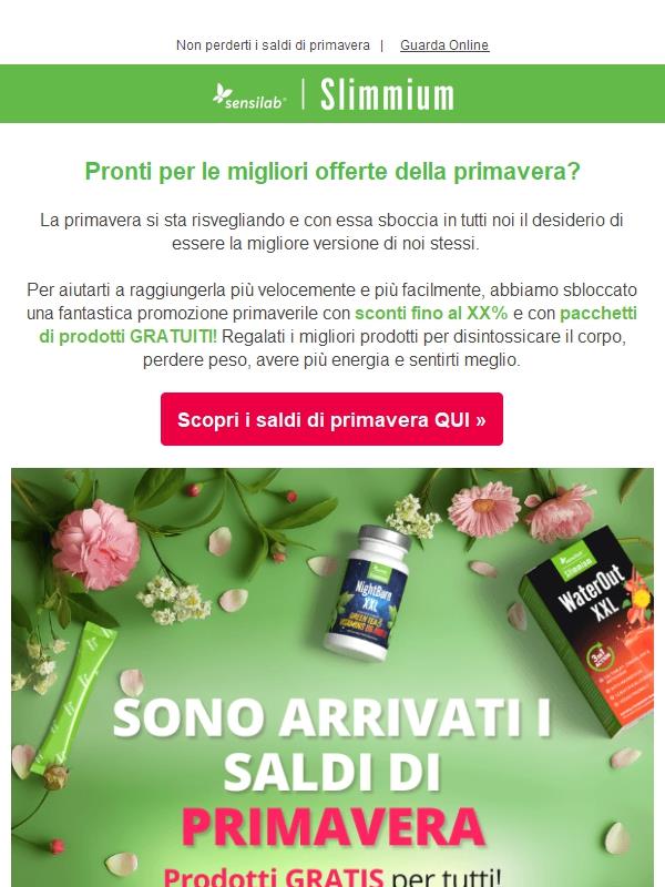 Non perderti i saldi di primavera