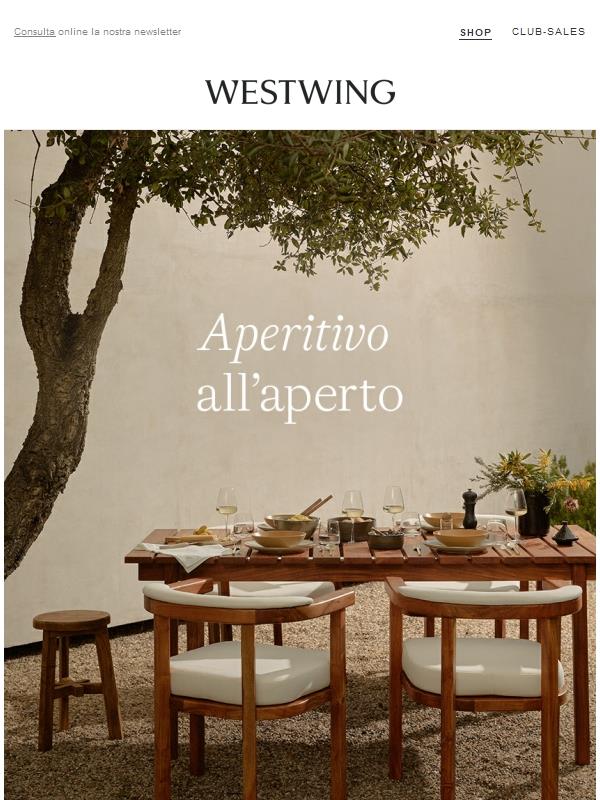 Aperitivo all’aperto