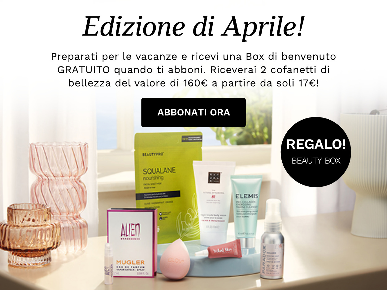 Recebe 2 Beauty Boxes com um valor superior a 160€ apenas a partir de 17€!