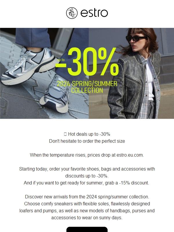 🌡 Hot deals up to -30%