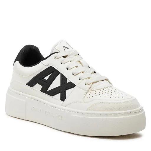 Armani Exchange Sneakers Donna Bianche AX maxi logo