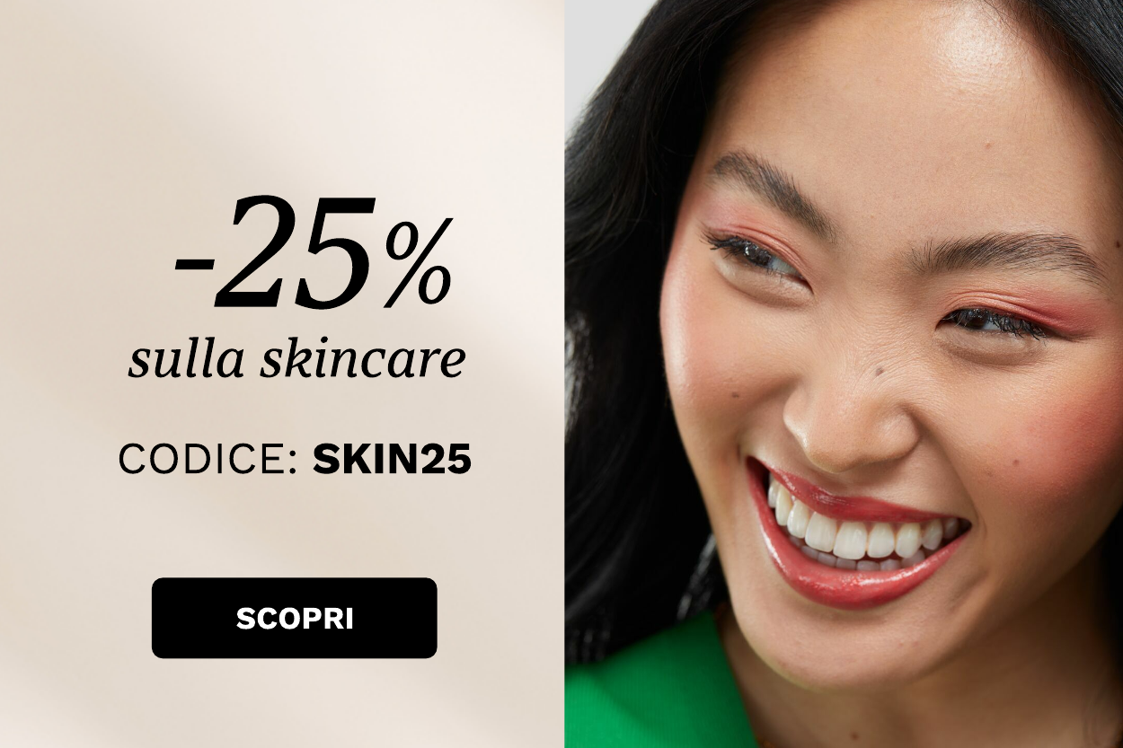 25% di sconto skincare