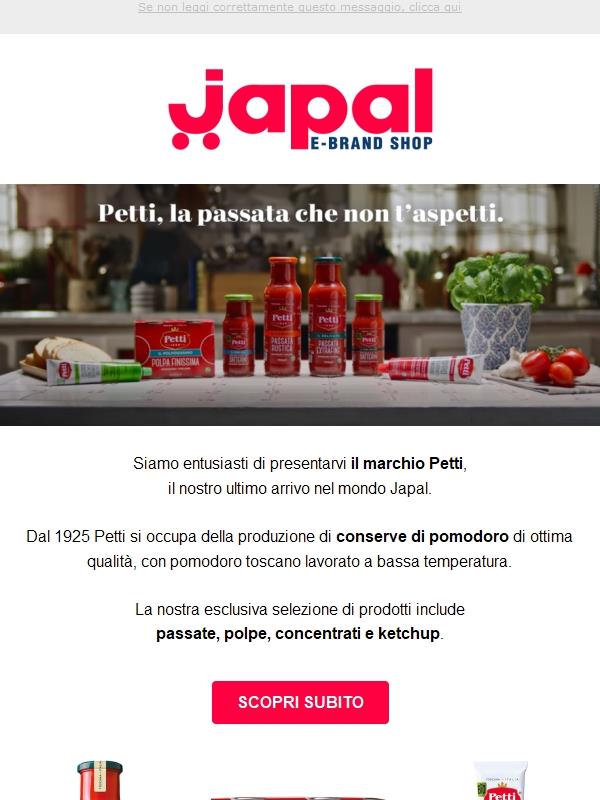 🍅 Pomodoro Petti arriva su Japal.it