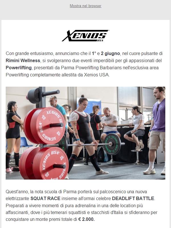 Affronta la Sfida: SQUAT RACE & DEADLIFT BATTLE a Rimini Wellness!