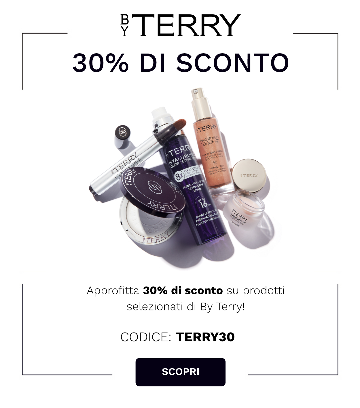 30% di sconto BY TERRY