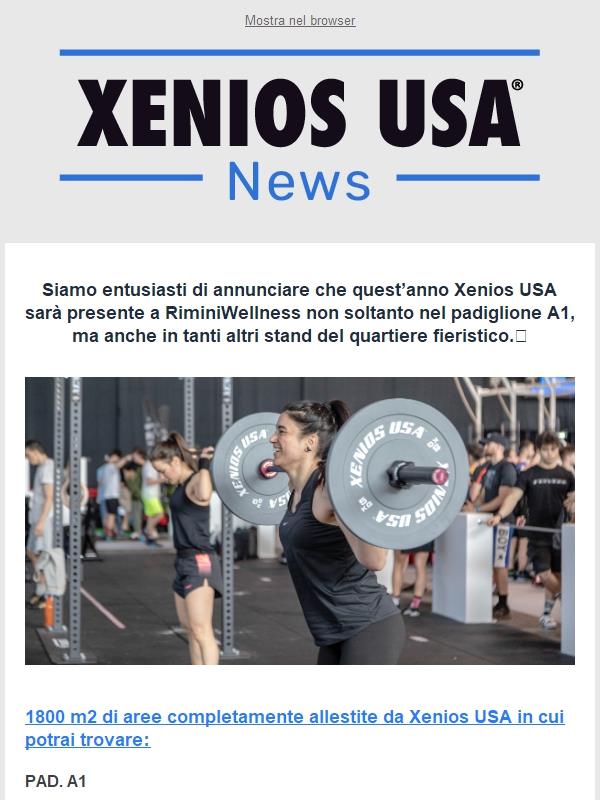 Vieni ad allenarti con Xenios USA® a RiminiWellness🏋️