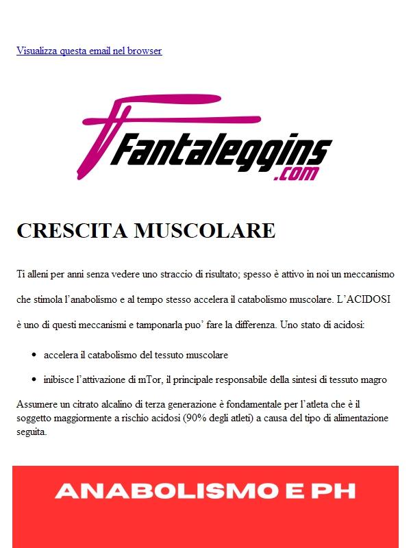 CRESCITA MUSCOLARE? ECCO COME