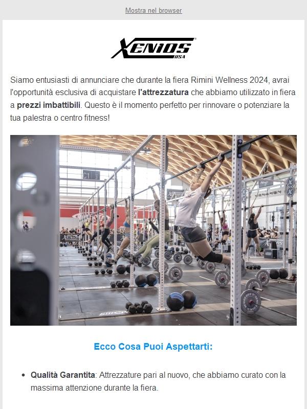 🌟 Scopri le Offerte Esclusive sulle Attrezzature esposte a Rimini Wellness 2024!🌟