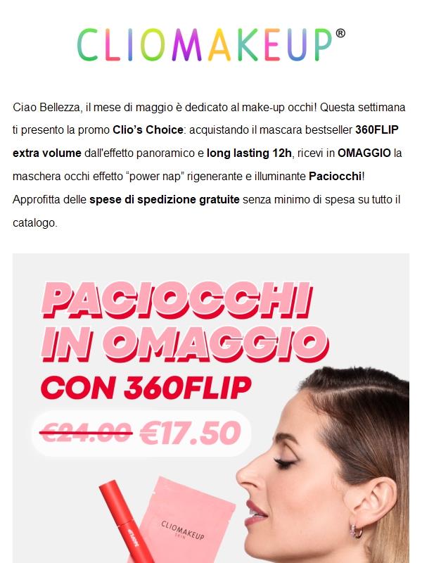 Mascara 360FLIP + Paciocchi in omaggio e spedizioni gratuite 🤩