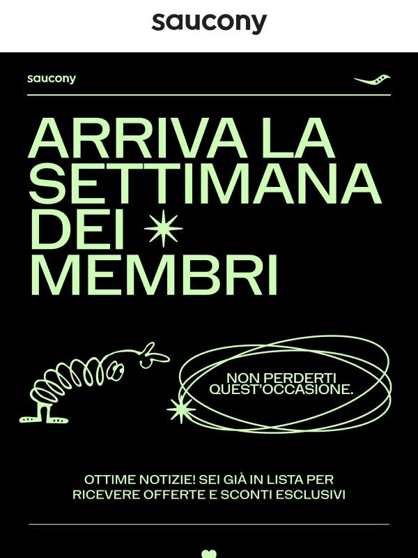 Accesso esclusivo alla Settimana dei membri