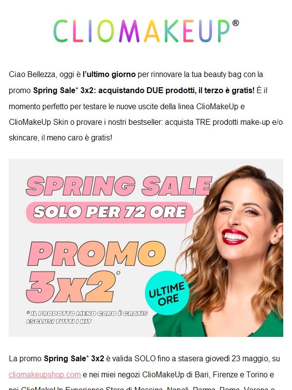 Ultimo giorno Spring Sale 💚💛🧡