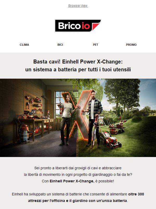 Scopri la potenza di Einhell Power X-Change!