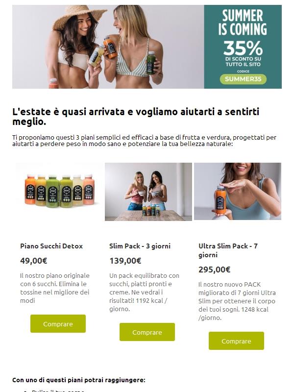 Rimettete in forma il tuo corpo in modo semplice 💪 -35% Codice: SUMMER35