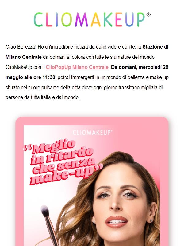 ClioMakeUp torna a Milano 💄