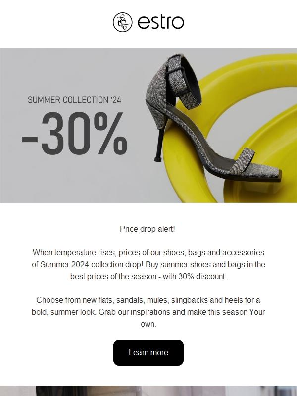Price Drop Alert! 30% off 2024 Summer Collection