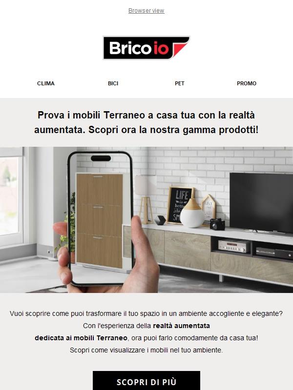 Scopri i mobili Terraneo con la realtà aumentata!