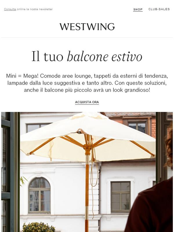 Mini = Mega! Tutto per il balcone estivo