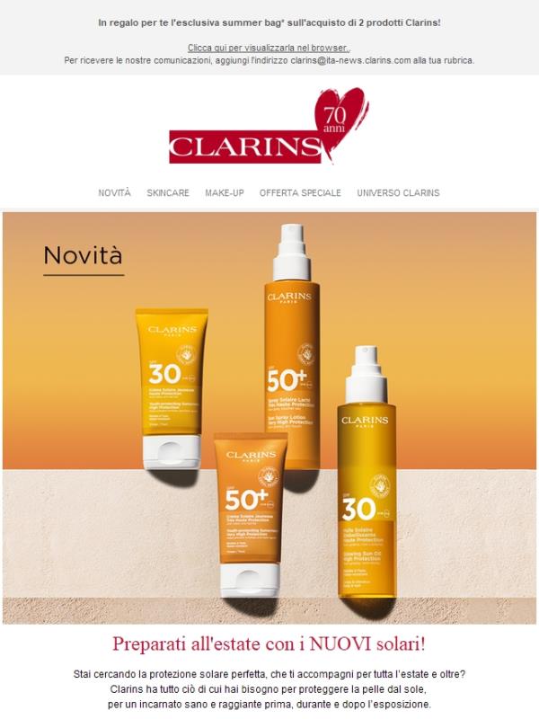 Scopri la NUOVA linea solari e preparati alla bella stagione!