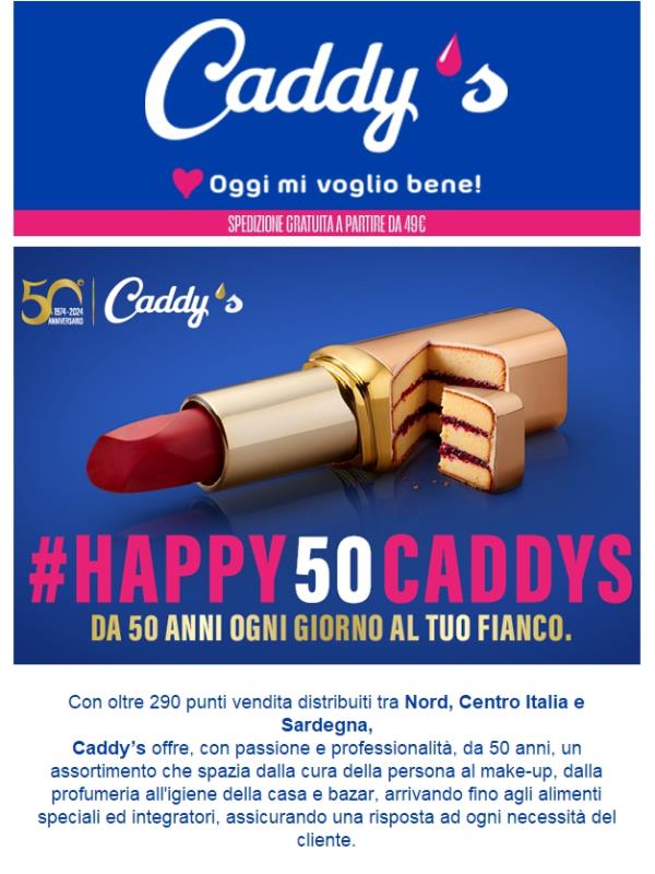 #HAPPY50CADDYS
