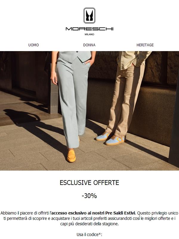 Esclusive Offerte Per Te | -30%