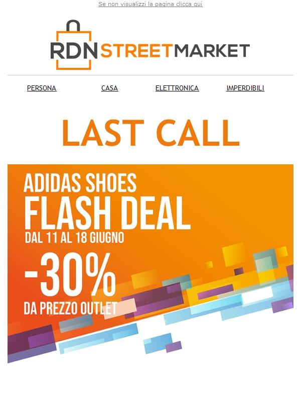 ⏳ LAST CALL! 3 Giorni per il 30% di Sconto su Scarpe Adidas! 🏃‍♂️