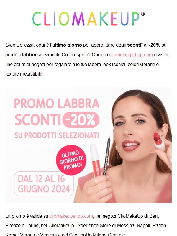 Sconti fino al -20%