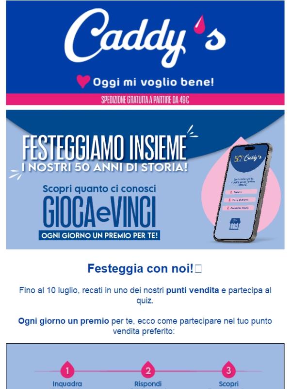 Quanto conosci Caddy's?