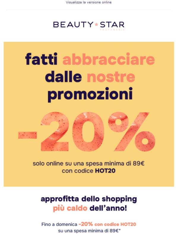 -20% sul tuo shopping!