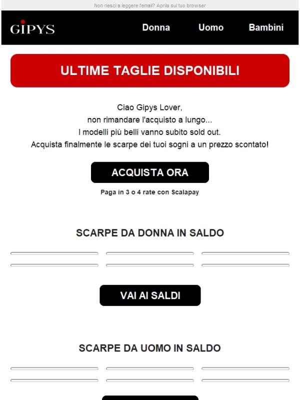 Saldi: Ultime Taglie Disponibili 🚨