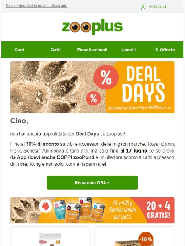 Risparmia con i Deal Days!