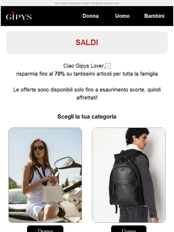 Fino al 70% su articoli per tutta la famiglia 💖