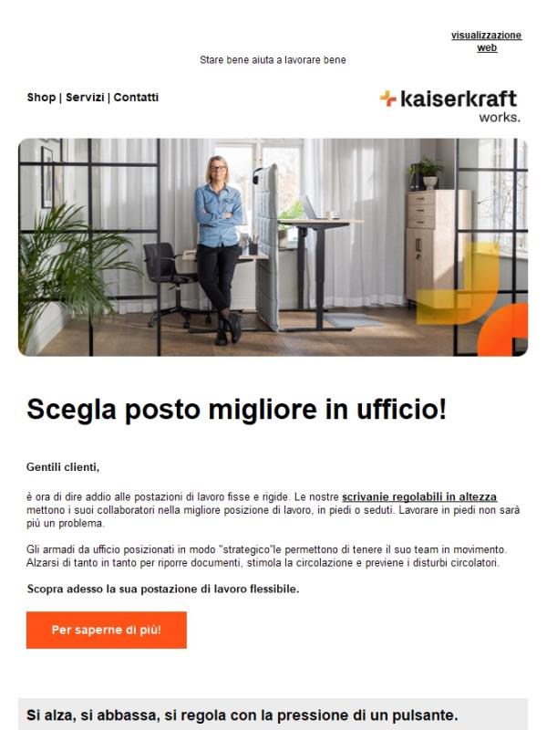 Ha già in mente la sua nuova postazione di lavoro?