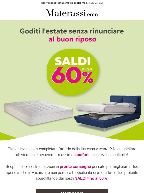 Non perderti i nostri SALDI fino al 60% 🔥