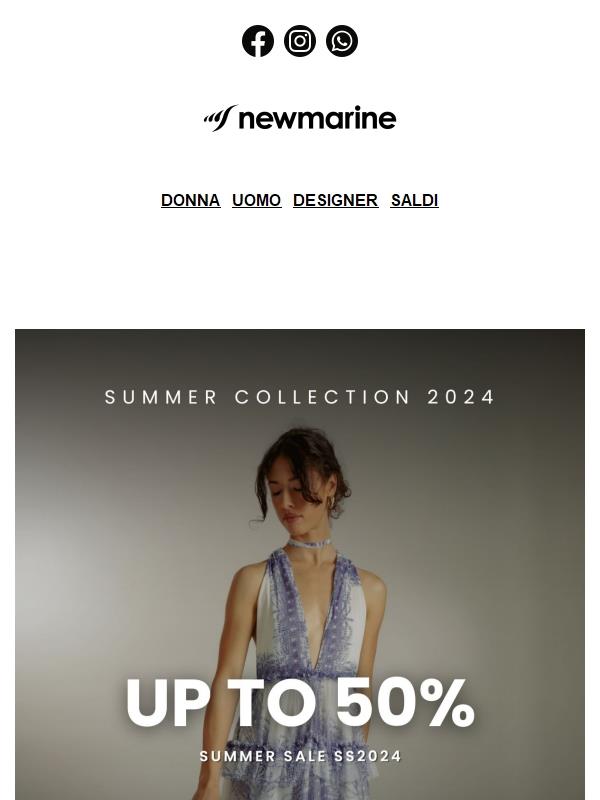 Scopri i nostri saldi fino al 50% OFF