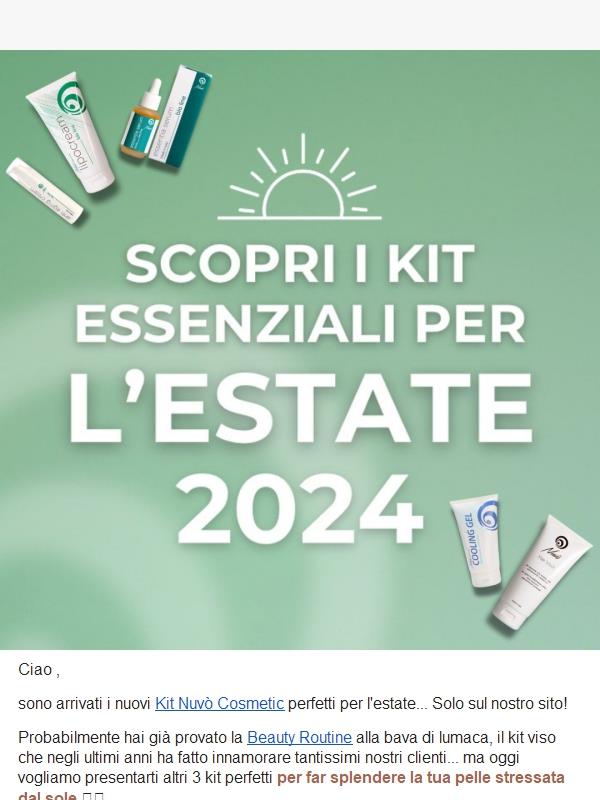 📢 Novità: sono arrivati i kit per l'estate Nuvò! 😎☀️