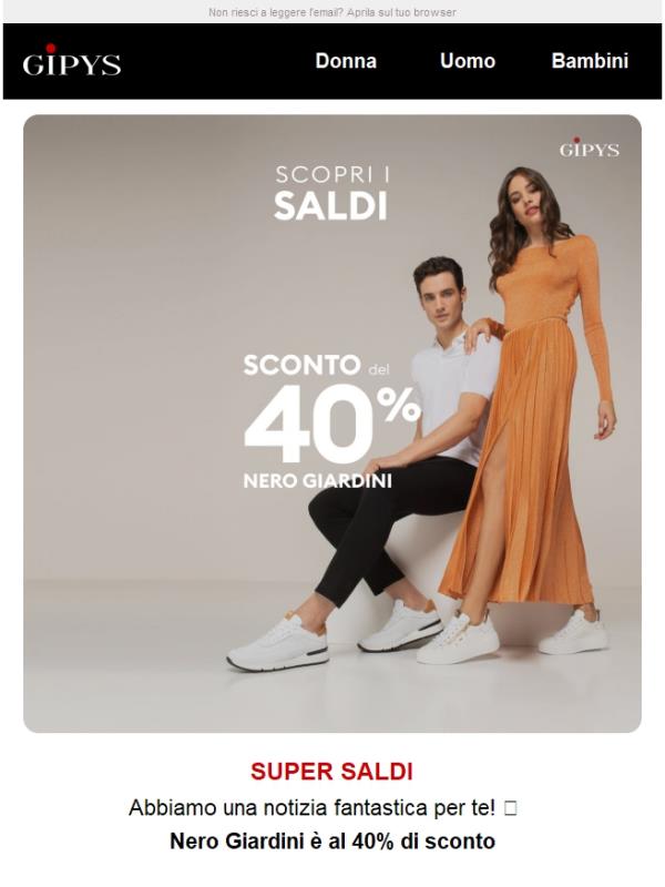 Super Saldi Nero Giardini 🔥