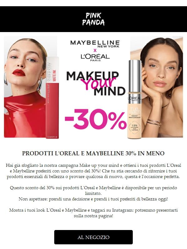 💋 I migliori sconti su L'Oreal e Maybelline 💋