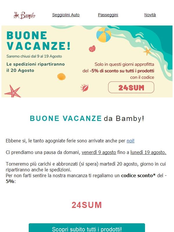 Buone Vacanze 🏖️