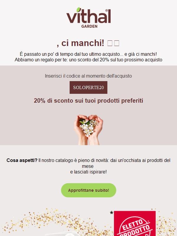 -20% solo per te 🌿