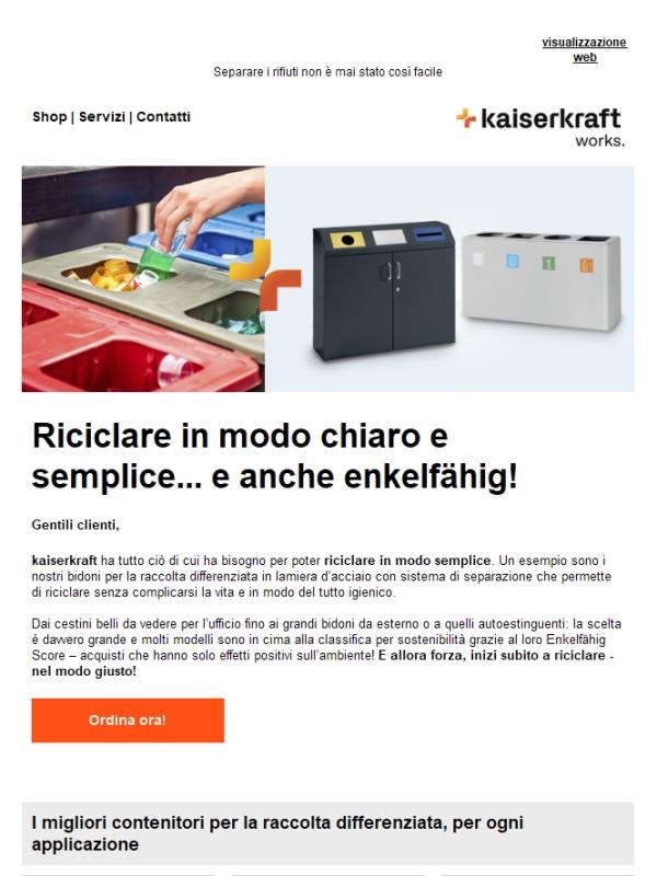 Riciclare, ma in modo chiaro e semplice