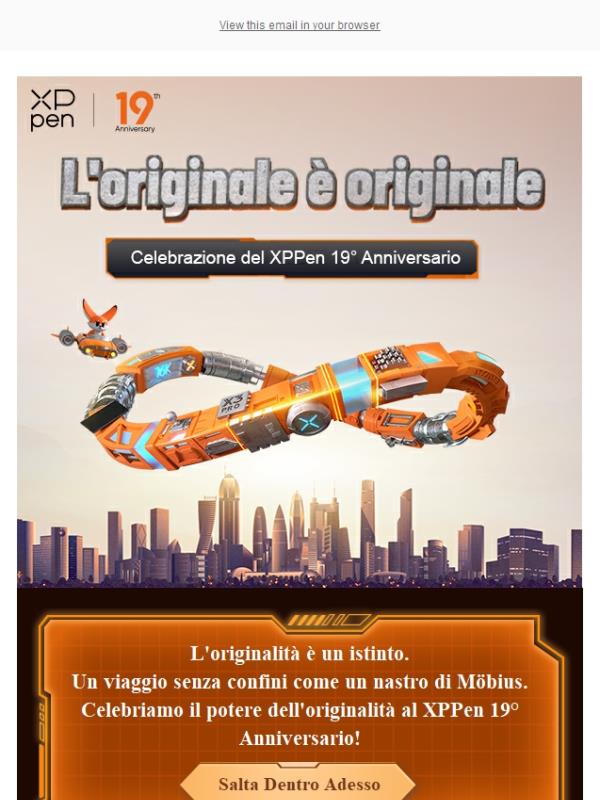 Festeggia il potere dell'originalità al XPPen 19° Anniversario!🥳