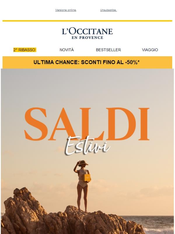 ULTIMA CHANCE! Fino al -50%