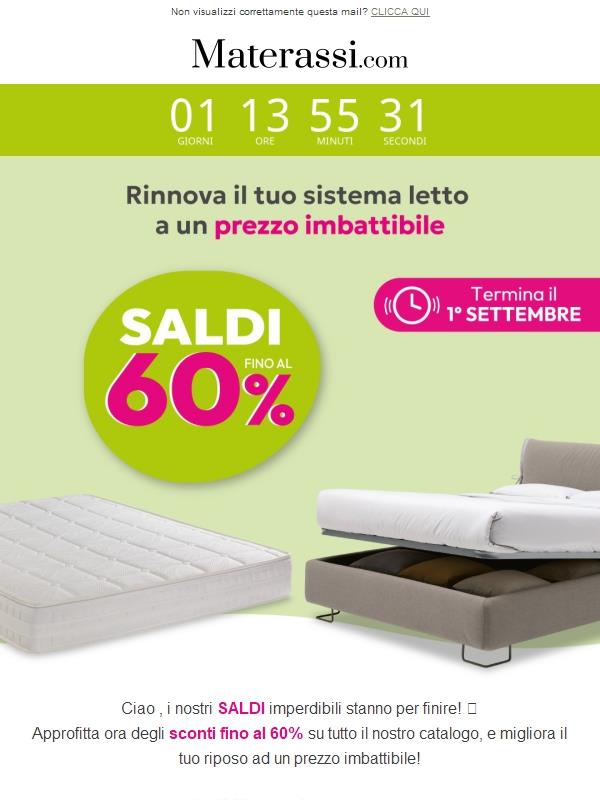 ⏰ ULTIMI GIORNI ⏰ Saldi fino al 60%