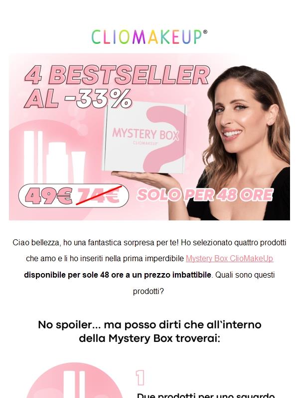 La Mystery Box ti aspetta!