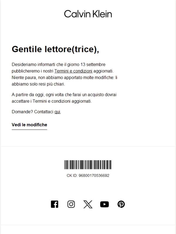 Abbiamo aggiornato i nostri Termini e condizioni.