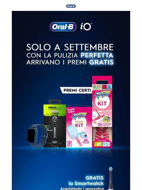 Con Oral-B arrivano i premi gratis direttamente a casa tua!