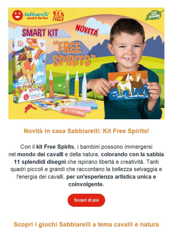 Novità Sabbiarelli: Kit Free Spirits Cavalli! 🐴