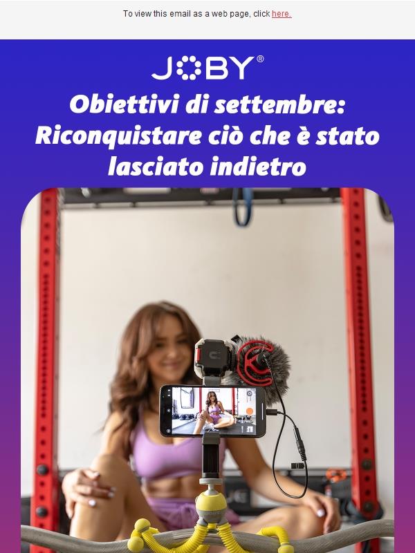 Condividi il tuo sport preferito con il mondo