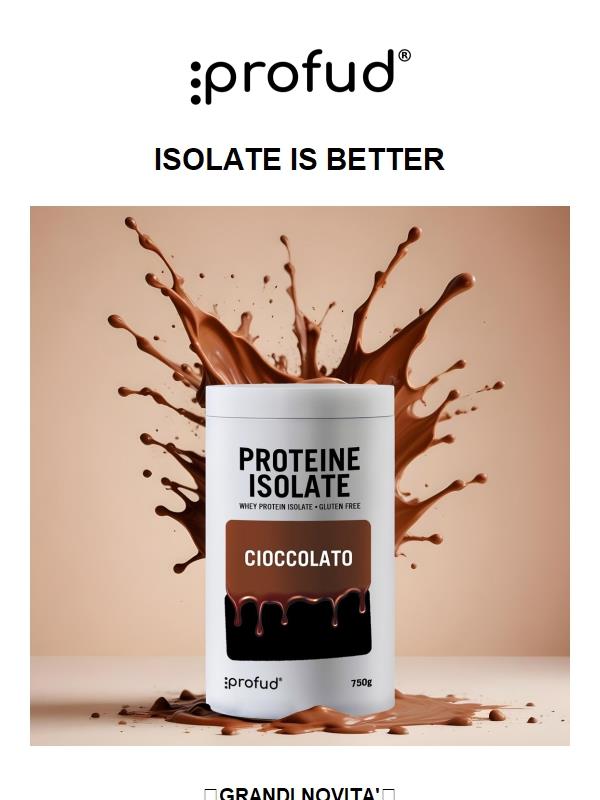 💪 PROMO LANCIO - PROTEINE ISOLATE 💪