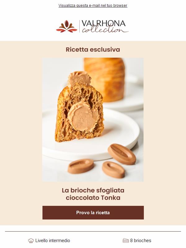 Ricetta esclusiva: la brioche sfogliata cioccolato Tonka